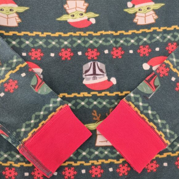 Hannah Andersson kids STAR WARS The Mandalorian Long John Pajama Top&pant size 8 - Picture 5 of 11